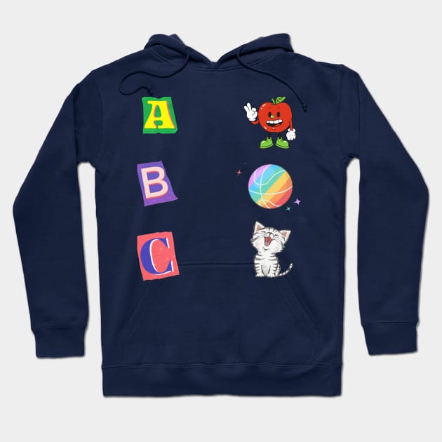 Basic Baby Learning of Letters Hoodie by Exquisite Selfcare